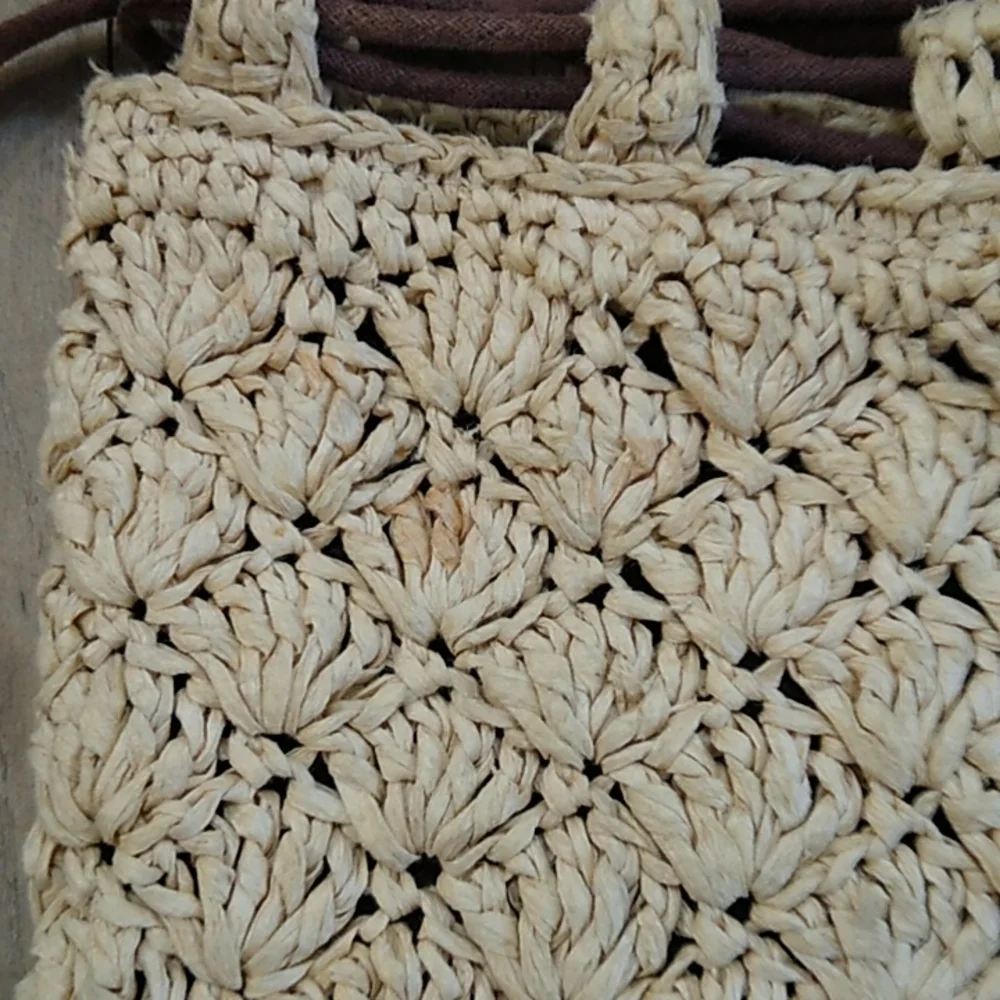 Old Navy Hemp Weave Backpack Tote